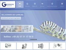 Tablet Screenshot of garburg.eu